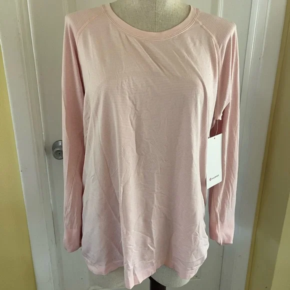 NWT Lululemon Pink Swiftly Tech Long Sleeve 2.0 - Size 16 - Picture 1 of 4
